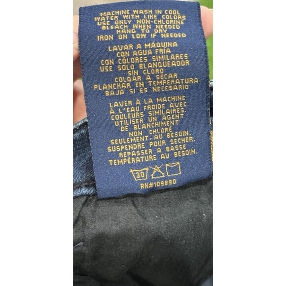 Seven7 Womens Y2K Jeans Blue 5 Pocket Slim Bootcut Denim Jeans Size 12 Sequin - Picture 9 of 9